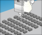 Epoxy dispensing to the car relay