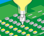 Potting the phosphor