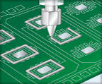 IC Chip Conducting and Fixing