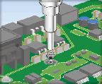 Screw tightening for car electronics devices