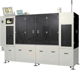Dispensing system with curing oven
