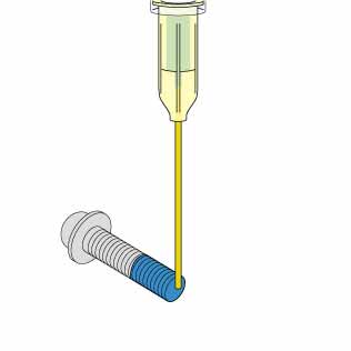 ネジロック剤塗布